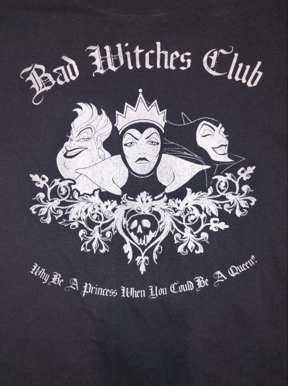 Disney Bad Witches Club Black Graphic Tee -